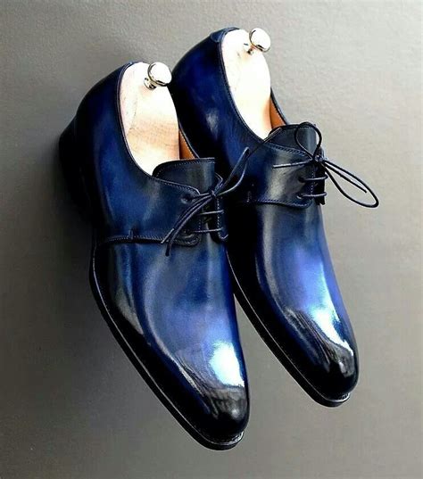 dark blue dress shoes men.